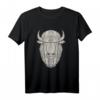 Vintage Bison Amerikanischer Büffel T-Shirt  Retro Design für Naturliebhaber, Wanderer & Camping-Fans