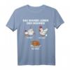 Das Wahre Leben Der Hühner - Lustiges Huhn Landwirt Bauer T-Shirt für Tierliebhaber & Hühnerfreunde