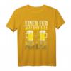 Einer für alle und alle für Malle T-Shirt  Party-Design für Mallorca-Urlaub, Geburtstag & Weihnachten, Perfekt für Partymonster & Strandliebhaber