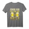 Einer für alle und alle für Malle T-Shirt  Party-Design für Mallorca-Urlaub, Geburtstag & Weihnachten, Perfekt für Partymonster & Strandliebhaber
