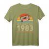 Vintage 1983 Geburtstag T-Shirt - Stilvolles Retro Geschenk für Männer und Frauen, Perfekt für Geburtstagsfeiern und Jubiläen