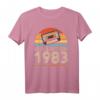 Vintage 1983 Geburtstag T-Shirt - Stilvolles Retro Geschenk für Männer und Frauen, Perfekt für Geburtstagsfeiern und Jubiläen