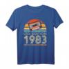 Vintage 1983 Geburtstag T-Shirt - Stilvolles Retro Geschenk für Männer und Frauen, Perfekt für Geburtstagsfeiern und Jubiläen