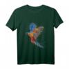 Papagei T-Shirt Ara Vogel im Street Art Style  Buntes Tiermotiv für Männer, Frauen & Kinder, Perfekt als Geschenk zu Geburtstag, Weihnachten & Anlässen