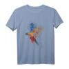 Papagei T-Shirt Ara Vogel im Street Art Style  Buntes Tiermotiv für Männer, Frauen & Kinder, Perfekt als Geschenk zu Geburtstag, Weihnachten & Anlässen