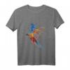 Papagei T-Shirt Ara Vogel im Street Art Style  Buntes Tiermotiv für Männer, Frauen & Kinder, Perfekt als Geschenk zu Geburtstag, Weihnachten & Anlässen