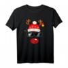 Weihnachts Rentier Rudolf mit roter Nase Design T-Shirt - Lustiges Festtagsmotiv für Weihnachten & Feiertage