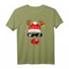 Weihnachts Rentier Rudolf mit roter Nase Design T-Shirt - Lustiges Festtagsmotiv für Weihnachten & Feiertage
