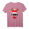 Weihnachts Rentier Rudolf mit roter Nase Design T-Shirt - Lustiges Festtagsmotiv für Weihnachten & Feiertage
