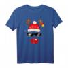 Weihnachts Rentier Rudolf mit roter Nase Design T-Shirt - Lustiges Festtagsmotiv für Weihnachten & Feiertage