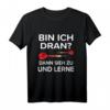 Bin Ich Dran, Darts Dartspieler T-Shirt  Lustiges Dart Design für Männer, Väter & Opas, Perfekt für Dart Fans und Zubehör