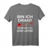 Bin Ich Dran, Darts Dartspieler T-Shirt  Lustiges Dart Design für Männer, Väter & Opas, Perfekt für Dart Fans und Zubehör