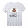 Offizielles Schlafshirt Ziege T-Shirt  Lustiges Tiermotiv für Damen und Herren, Perfekt für Morgenmuffel, Langschläfer und Tierliebhaber