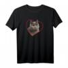 Britisch Kurzhaar Katzen Herz Portrait T-Shirt  Witziges Katzenmotiv für Katzenliebhaber, Katzenmamas & Papas