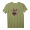 Britisch Kurzhaar Katzen Herz Portrait T-Shirt  Witziges Katzenmotiv für Katzenliebhaber, Katzenmamas & Papas