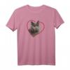 Britisch Kurzhaar Katzen Herz Portrait T-Shirt  Witziges Katzenmotiv für Katzenliebhaber, Katzenmamas & Papas