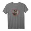 Britisch Kurzhaar Katzen Herz Portrait T-Shirt  Witziges Katzenmotiv für Katzenliebhaber, Katzenmamas & Papas