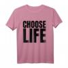 Vintage Choose Life T-Shirt mit 80er Lebensstil und Bewusstseins-Motto  Perfekt für Geburtstage, Jubiläen & besondere Anlässe