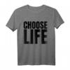 Vintage Choose Life T-Shirt mit 80er Lebensstil und Bewusstseins-Motto  Perfekt für Geburtstage, Jubiläen & besondere Anlässe