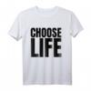 Vintage Choose Life T-Shirt mit 80er Lebensstil und Bewusstseins-Motto  Perfekt für Geburtstage, Jubiläen & besondere Anlässe