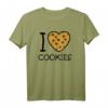 I LOVE COOKIES Keks T-Shirt  Lustiges Geschenk für Keksliebhaber, Plätzchen-Fans und Humorvolle Gelegenheiten