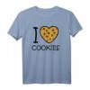 I LOVE COOKIES Keks T-Shirt  Lustiges Geschenk für Keksliebhaber, Plätzchen-Fans und Humorvolle Gelegenheiten