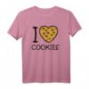 I LOVE COOKIES Keks T-Shirt  Lustiges Geschenk für Keksliebhaber, Plätzchen-Fans und Humorvolle Gelegenheiten