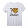 I LOVE COOKIES Keks T-Shirt  Lustiges Geschenk für Keksliebhaber, Plätzchen-Fans und Humorvolle Gelegenheiten