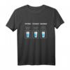 Ingenieur Optimist Pessimist Glas Witz T-Shirt für Studenten, Bau- & Maschineningenieure  Lustiges Geschenk zum Geburtstag & Weihnachten