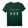 Ingenieur Optimist Pessimist Glas Witz T-Shirt für Studenten, Bau- & Maschineningenieure  Lustiges Geschenk zum Geburtstag & Weihnachten