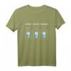 Ingenieur Optimist Pessimist Glas Witz T-Shirt für Studenten, Bau- & Maschineningenieure  Lustiges Geschenk zum Geburtstag & Weihnachten