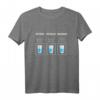 Ingenieur Optimist Pessimist Glas Witz T-Shirt für Studenten, Bau- & Maschineningenieure  Lustiges Geschenk zum Geburtstag & Weihnachten
