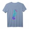 Seepferdchen Mandala Ozean Meerestiere Taucher T-Shirt  Perfektes Geschenk für Meerestierfreunde, Taucher & Aquaristen