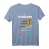 Lokführer T-Shirt mit Spruch 'Die Eisenbahn ruft und ich muss los'  Perfektes Geschenk für Triebfahrzeugführer und Eisenbahnprofis