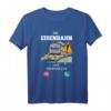 Lokführer T-Shirt mit Spruch 'Die Eisenbahn ruft und ich muss los'  Perfektes Geschenk für Triebfahrzeugführer und Eisenbahnprofis