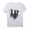 Dobermann Pinscher Hundeliebhaber Schwarz und Weiß T-Shirt  Perfekt für Geburtstag, Weihnachten & Hundeliebhaber