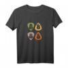 Retro Vintage Akustische Gitarre & E-Gitarre T-Shirt für Musiker, Bandmitglieder & Musikfans
