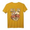 All In Geld Würfel Karten Casino Spiel T-Shirt  Perfektes Geschenk für Poker- und Casinospieler zu Weihnachten, Geburtstag & besonderen Anlässen