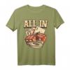 All In Geld Würfel Karten Casino Spiel T-Shirt  Perfektes Geschenk für Poker- und Casinospieler zu Weihnachten, Geburtstag & besonderen Anlässen