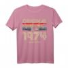 1974 Vintage Geburtstag Retro T-Shirt für Damen und Herren - Originelles Geschenk zum 49. Geburtstag im Stil der 70er und 80er Jahre