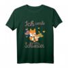 Kinder Ich werde Große Schwester Schwangerschaft verkünden T-Shirt - Fuchs Design für Mädchen, ideales Geschenk zur Geburt und Babyparty