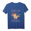 Kinder Ich werde Große Schwester Schwangerschaft verkünden T-Shirt - Fuchs Design für Mädchen, ideales Geschenk zur Geburt und Babyparty