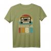 1982 Jahrgang Geburtstag Retro Vintage Herren Damen Geschenk T-Shirt  Lustiges Geschenk zum HapBunny mit Kassette Motiv