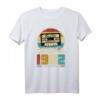 1982 Jahrgang Geburtstag Retro Vintage Herren Damen Geschenk T-Shirt  Lustiges Geschenk zum HapBunny mit Kassette Motiv