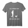 Alle verrückt hier Komm Huhn Wir gehen Landwirt Bauer Hühner T-Shirt - Lustiges Bauernhof Outfit für Frauen, Hühnerliebhaberinnen