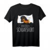 Offizielles Dackel Schlafshirt - Süßes Hundemotiv für Hundeliebhaber, Kinder und Familien zum Schlafen, Geburtstag, Weihnachten & Muttertag