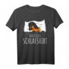 Offizielles Dackel Schlafshirt - Süßes Hundemotiv für Hundeliebhaber, Kinder und Familien zum Schlafen, Geburtstag, Weihnachten & Muttertag