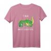 T-Rex Dinosaurier T-Shirt - Lustiges Motiv gegen Liegestütze für Kinder, Schüler und Sportler