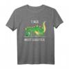T-Rex Dinosaurier T-Shirt - Lustiges Motiv gegen Liegestütze für Kinder, Schüler und Sportler