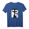 Süße Schwarze Katze Kaffeetasse & T-Shirt mit Miau-Design - Perfekt für Katzenliebhaber & Kaffeejunkies als Geschenk zum Geburtstag & Weihnachten